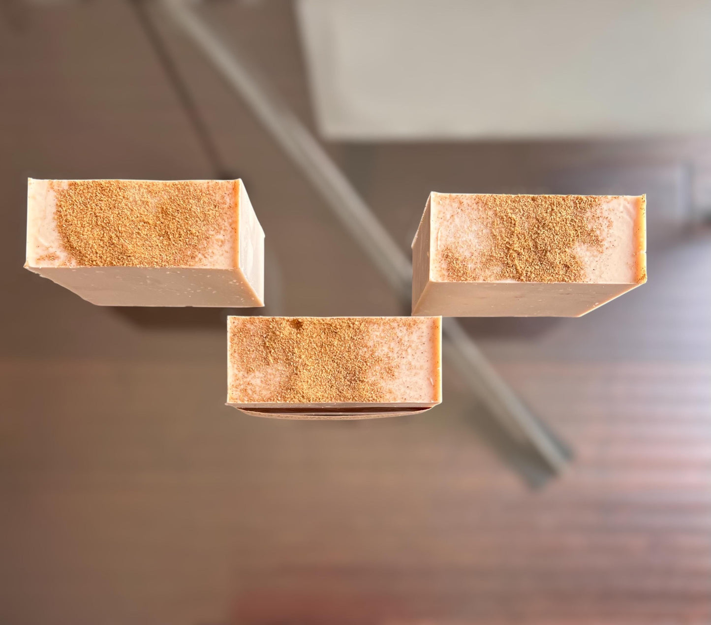 Cold processed soap with Palo Santo, sandalwood and vanilla essential oils